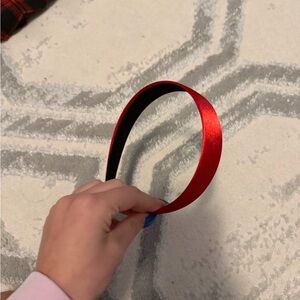 Red Satin Headband